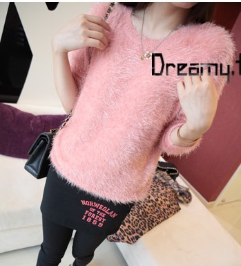 Women Autumn/ winter plush sweet sweater macrotrichia ladies elegant all-match pullover