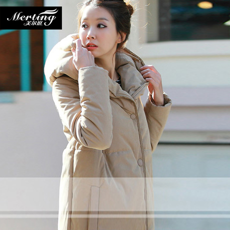 Women Coat Wadded jacket female Parkas medium-long outerwear slim thickening winter plus size cotton-padded jacket Top Promotion