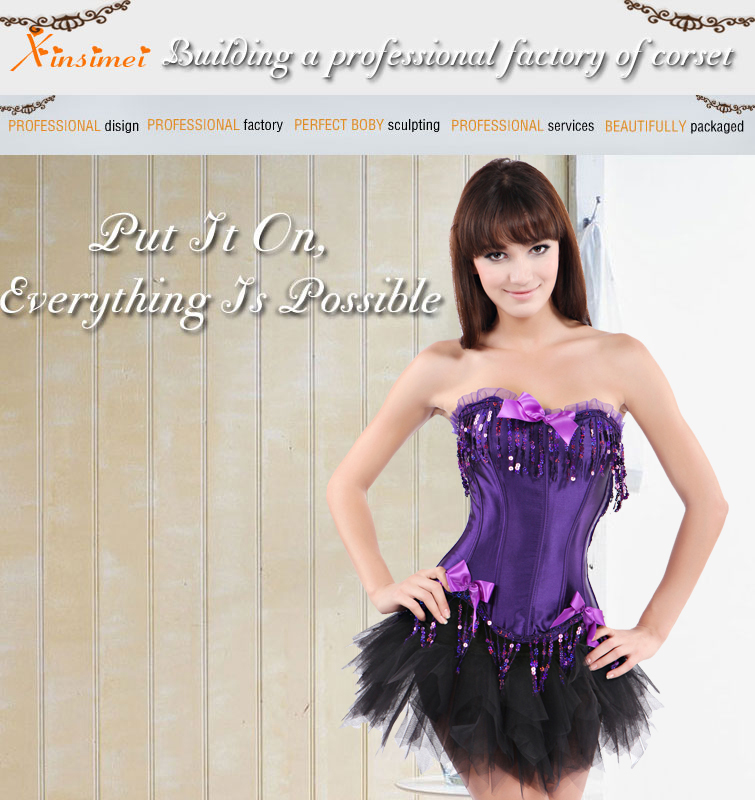 women corset set  with free shipping
