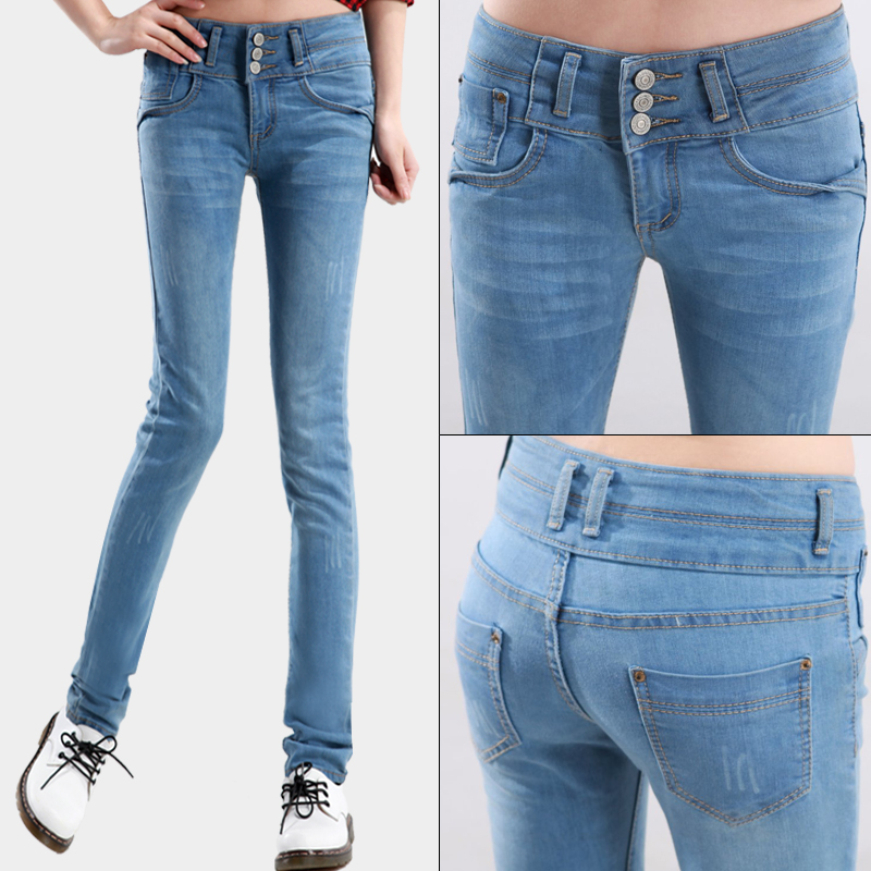 Women - female Korean tide was skinny jeans pants size jeans trousers Free Shipping 2013 WGN 046