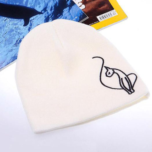 - - Women hat thin knitted hat knitted hat winter hat female child cap 52 - 56