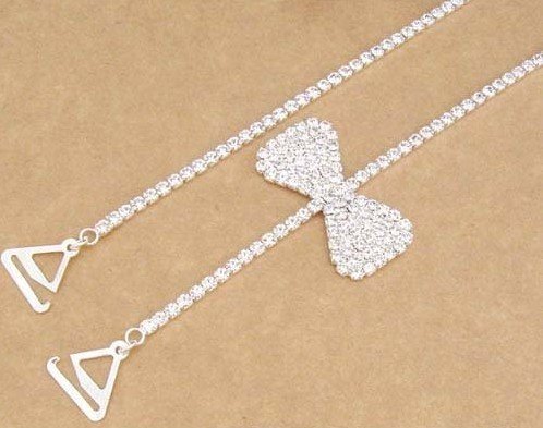 Women intimates accessories bra straps dense rhinestone bra shoulder straps