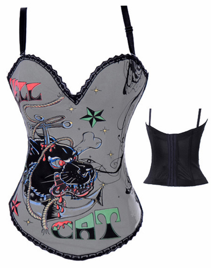 Women intimates lady shaper Free Shipping Satin Sexy Lingerie Corset 3309