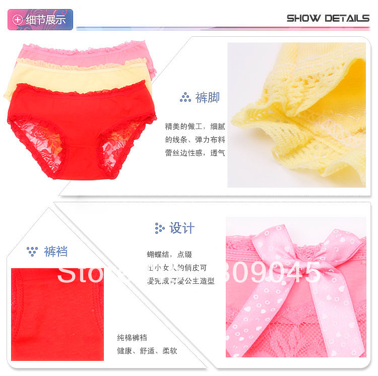 women lace cotton sexy underwear/ladies panties lingerie bikini underwear lingerie pants thong intimatewear women4391-5
