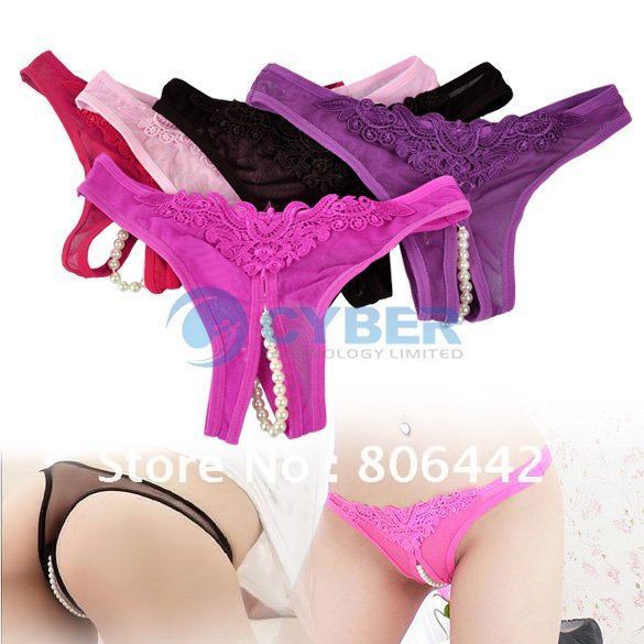 Women Lady Sexy Crotch G-string V-string Thongs Panties Knickers Underwear Free Shipping 7260