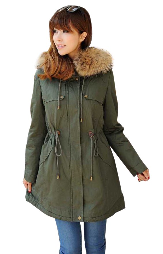 women long winter coat warm padded parka hood overcoat Ladies down jacket 2013 new fashion Free shipping WWM022