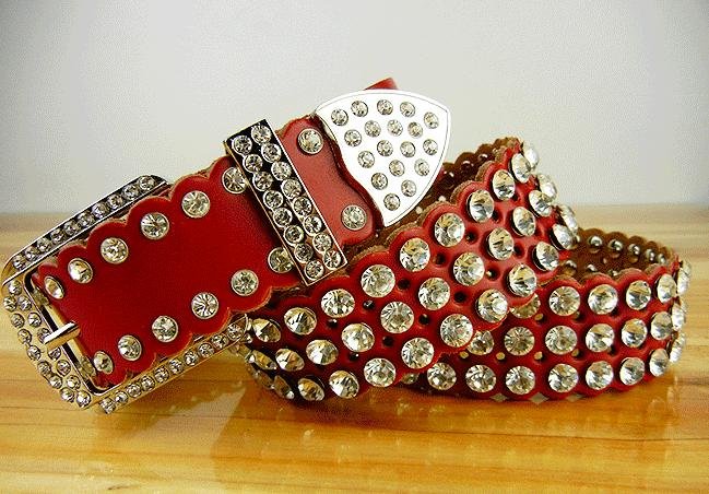 women pu leather crystal belt,,wholesale,western lady rhinestone belt,  women leather belt