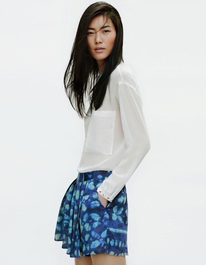 Women Rivet Long Sleeve Chiffon Blouse Tops Shirts B-2-72802