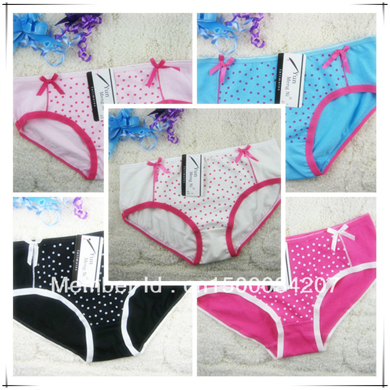 Women's 100% cotton female panties female women's panties