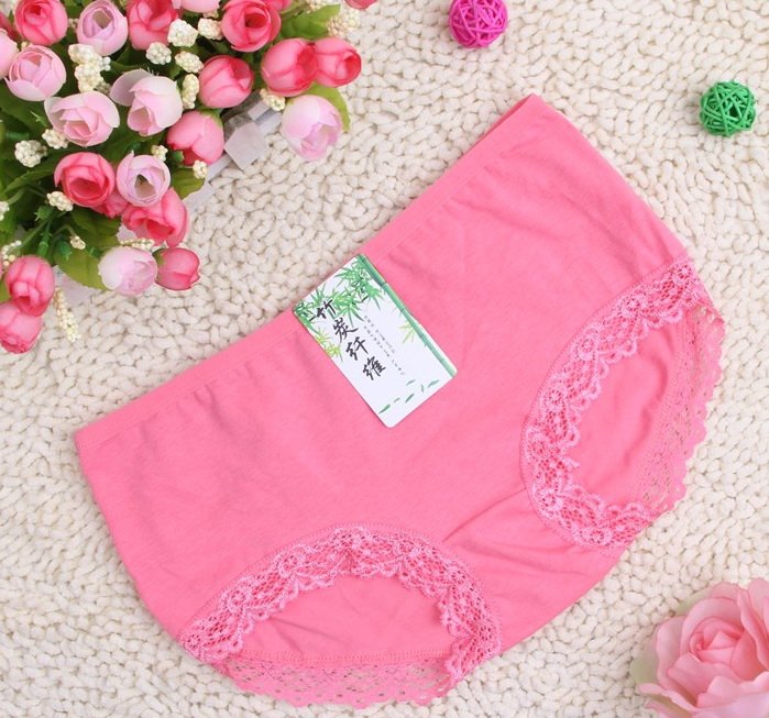 Women's 100% cotton panties sexy lace underwear extra large briefs soft comfortable 10pcs/lot #0350