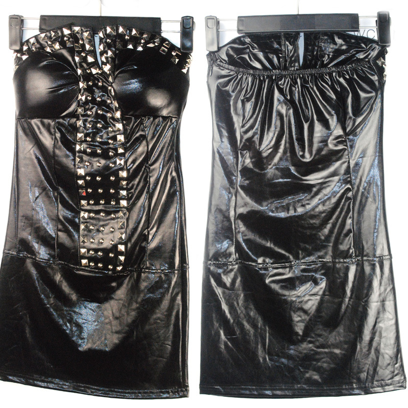 Women's 2012 leather sexy skirt - e103