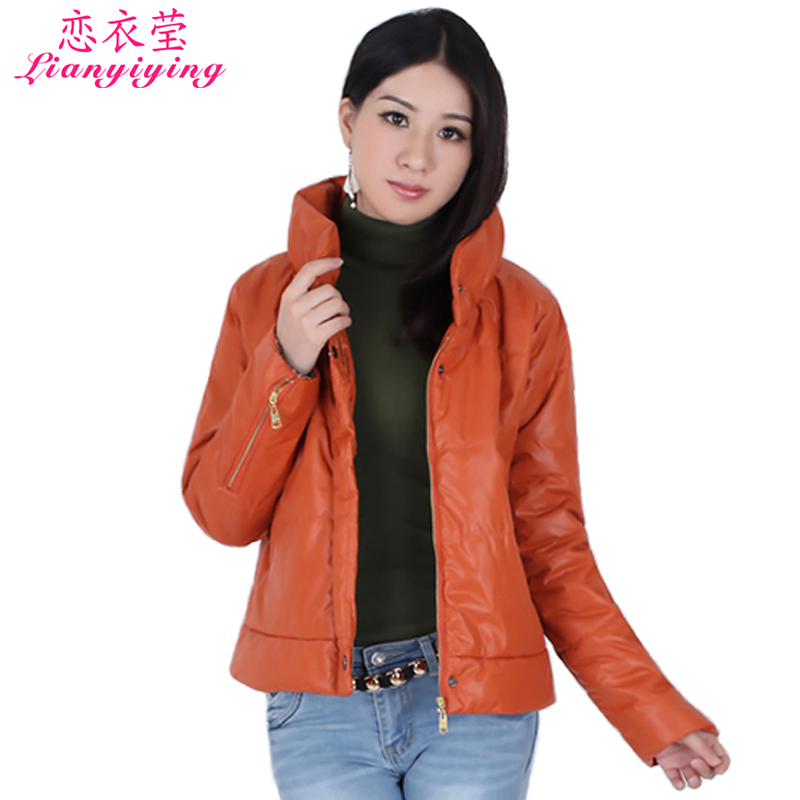 Women's 2012 winter stand collar cotton-padded jacket overcoat winter short design thickening wadded jacket outerwear