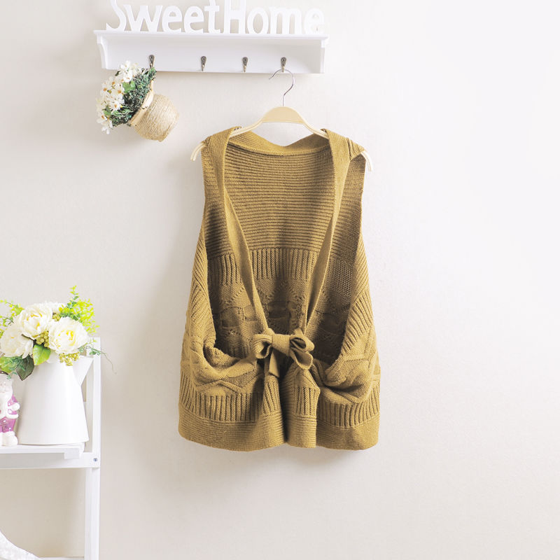 Women's 2013 spring vest sweater wool solid color sleeveless
