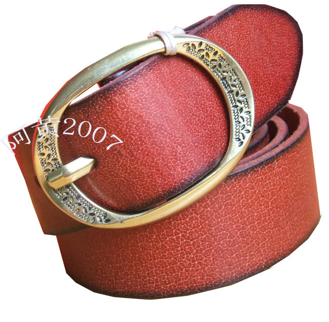 Women's all-match genuine leather strap cowhide belt jeans belt