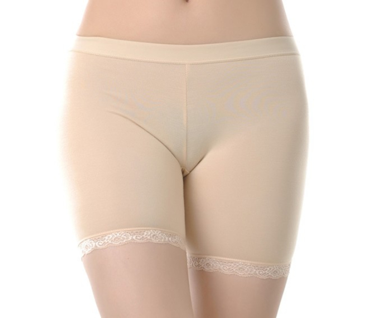 Women's Bamboo Pants Lace Safety Leggings Women Shorts Underwears Free Shipping