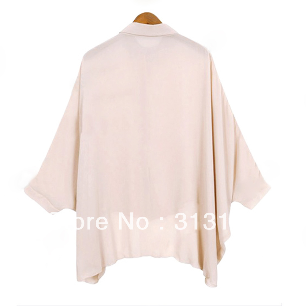 Women's Batwing Dolman Sleeve Casual Blouses Shirt New free shipping