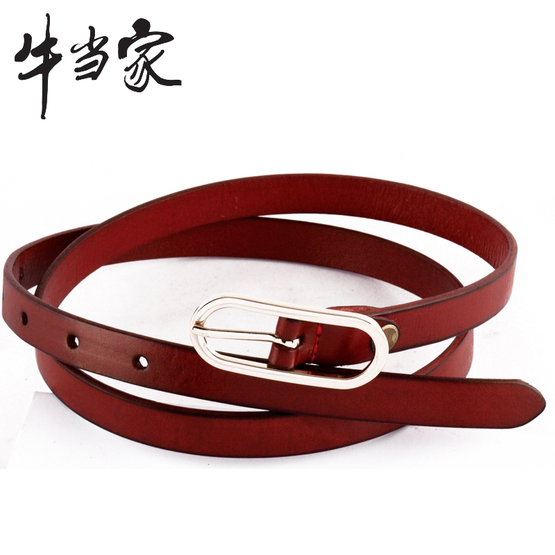 Women's belt thin belt female thin belt female genuine leather strap Women genuine leather strap female cowhide 515