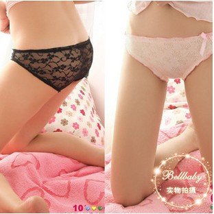 women's candy lovely Lace panty Mixed color 11080178 Wholesale (20pcs) Free Shipping