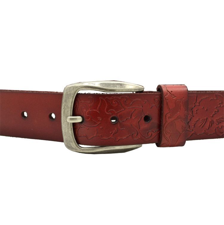 Women's Carved Strap Female Genuine Leather Cowhide Belt Female Jeans Belt