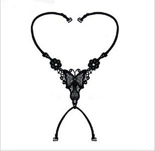 women's charm underwear baldric, shoulder straps, flower butterfly bra straps free shipping