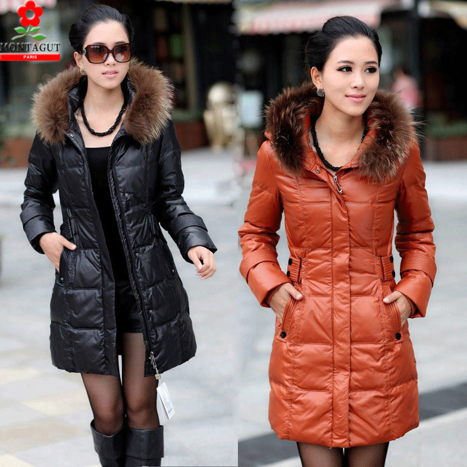 women's down coat medium-long women's thickening thermal brand outerwear Size:M-XXXL