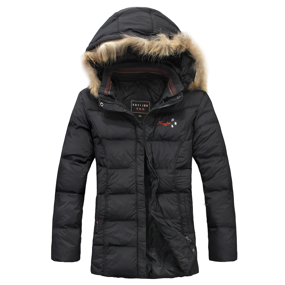 Women's down coat thermal down coat with a hood down coat quinquagenarian