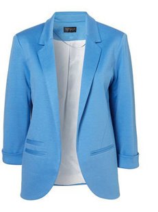 Women's Fahion Lapel Collar Fake Pocket Casual Blazer Jacket Free Shipping F-2-62502