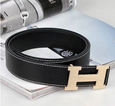 Women's Fashion Belt H-type Buckle Belt,PU Leather Very Soft  Belt,12pcs/lot,Free Shipping