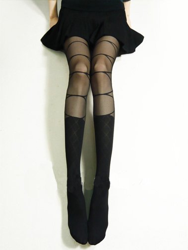 women's fashion black silk stockings/Ladies'sexy bundle leggings/special design pantyhose/tights-Freeshipping