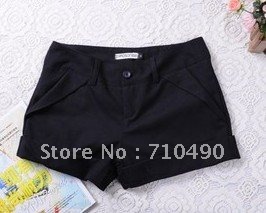 Women's fashion elegant suit in han waist straight bottom female trousers shorts sexy