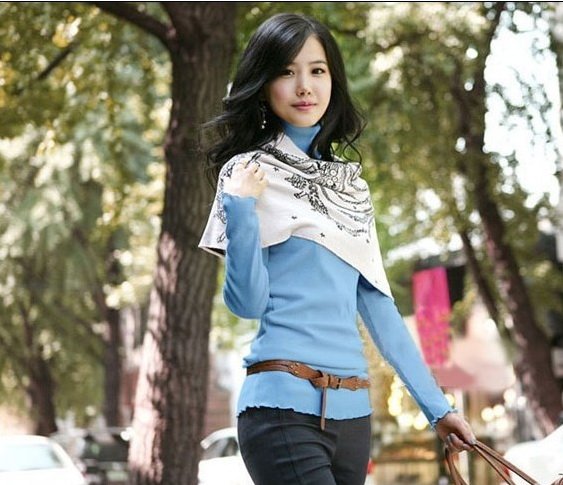 Women's fashion spring autumn winter pullovers 100%cotton Full Turtleneck Sweater Knit long sleeve Mand different colors XL
