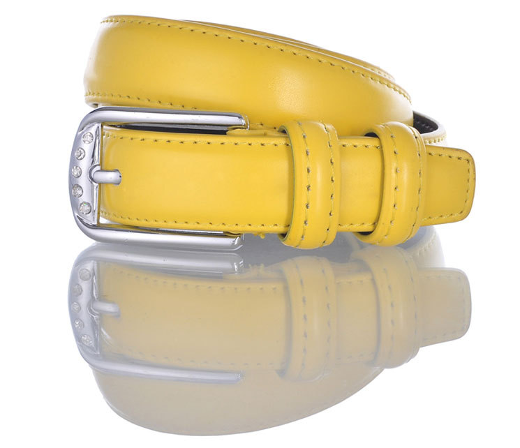 Women's Genuine Leather Belt Female All-match Belt Candy Color Fashion Dress Belt Free Shipping