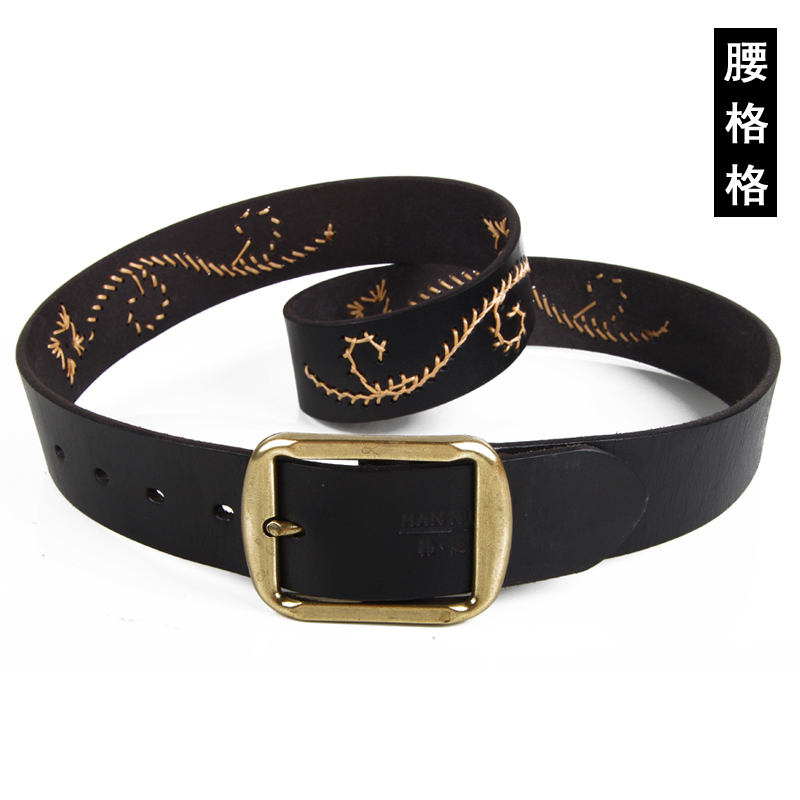 Women's genuine leather belt female all-match first layer of cowhide strap Women decoration fashion