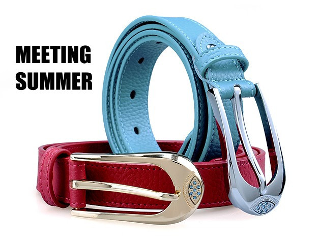 Women's genuine leather/Fashion/Joker/Corea/ Jeans thin belt /Free shipping and Wholesale