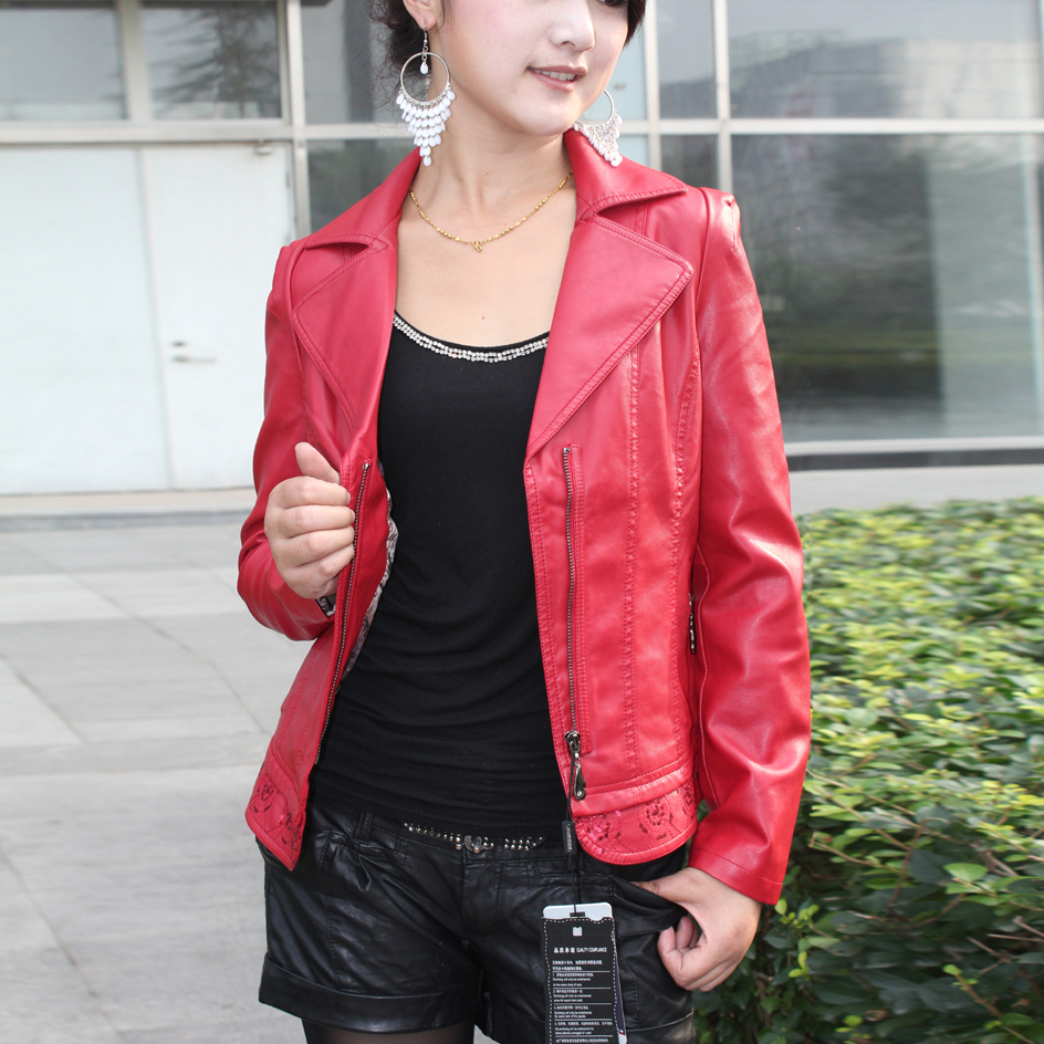 women's genuine leather jackets women sheepskin coat short design motorcycle overcoat outerwear,black brown L XL 2XL 3XL 4XL