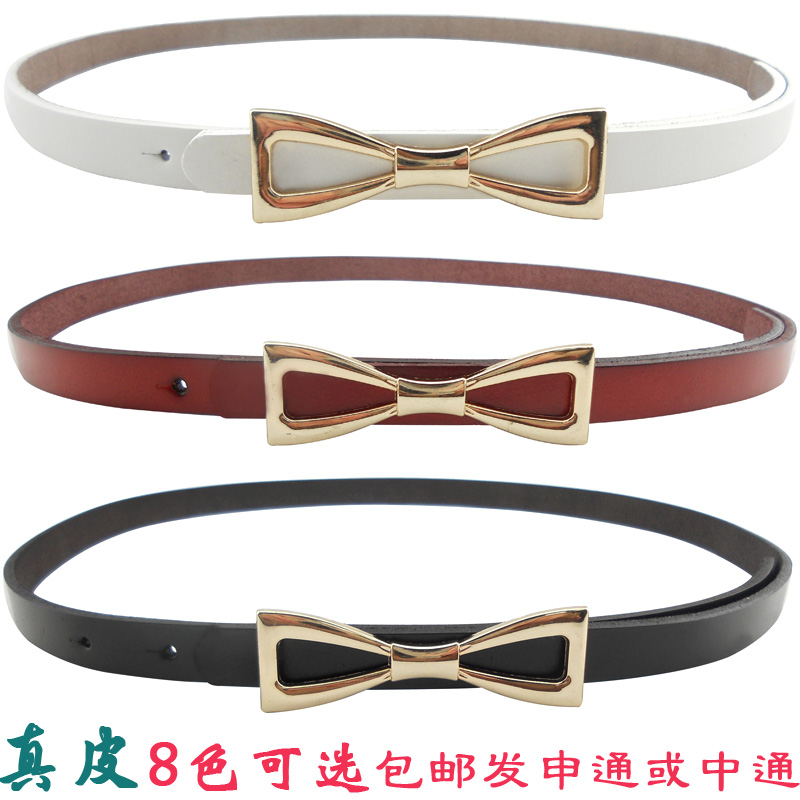 Women's genuine leather strap decoration belt arbitraging cowhide fashion all-match