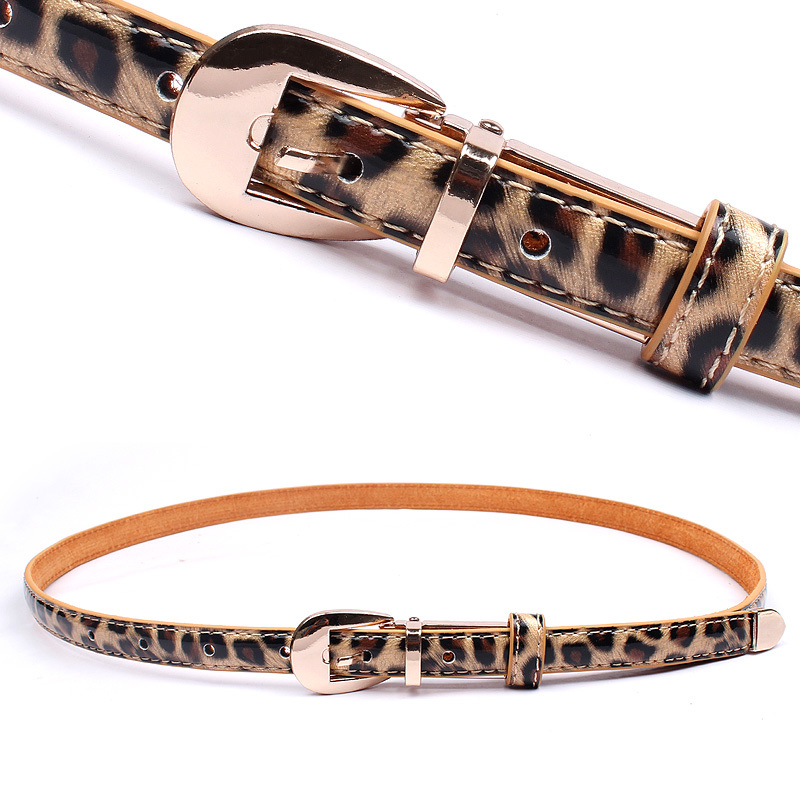 Women's genuine leather thin belt female all-match belt female candy color fashion strap Women