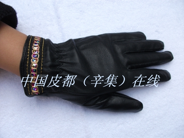 Women's gloves genuine leather gloves suede gloves ride motorcycle gloves