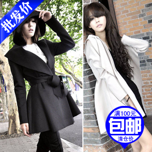 Women's guangzhou clothes summer women's fashion handsome long design trench outerwear