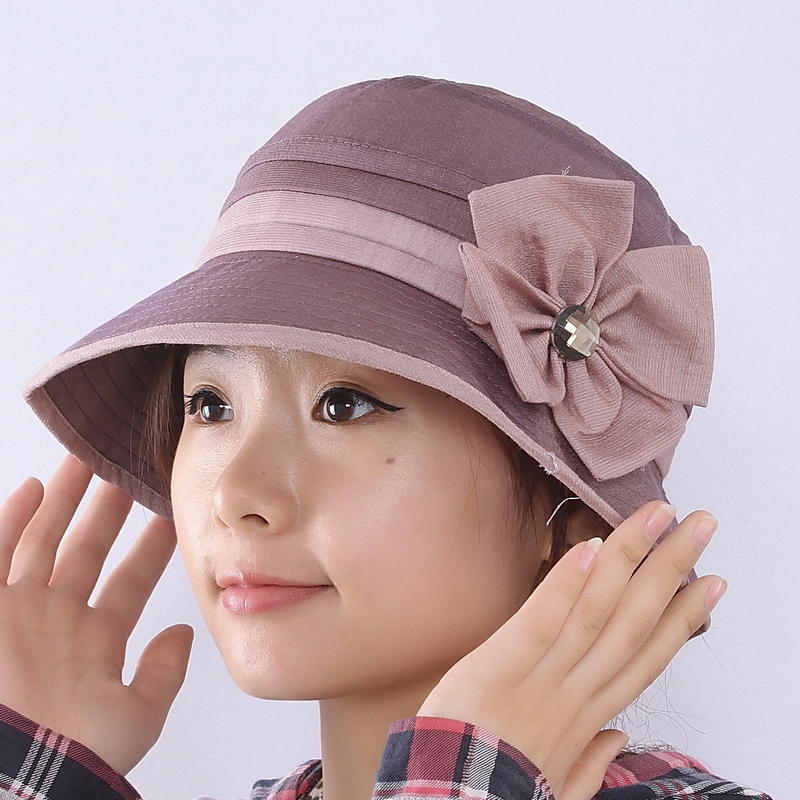 Women's hat outdoor casual bucket hats sun-shading bucket hat sun hat spring and autumn