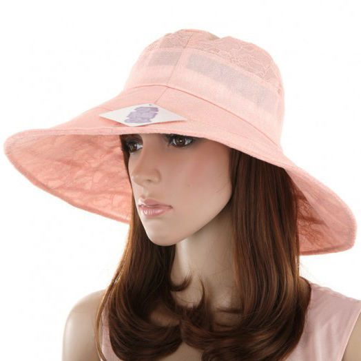 Women's hat summer lace flower sun hat folding anti-uv sunbonnet big along the cap a148