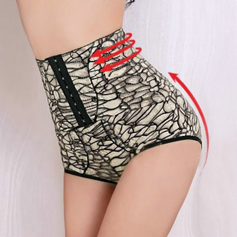 Women's high waist abdomen drawing pants butt-lifting pants body shaping pants body shaping panties 8