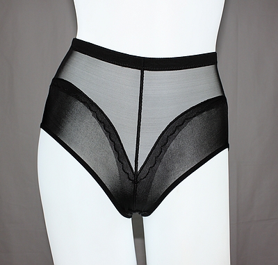 Women's high waist butt-lifting abdomen drawing pants body shaping pants ultra-thin gauze breathable paragraph briefs