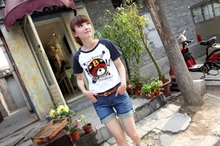 Women's high waist loose butt-lifting plus size all-match zipper shorts plus size plus size