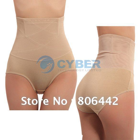Women's High Waist Tummy Control Body Shaper Briefs Slimming Pants Knickers Trimmer Tuck Free Shipping