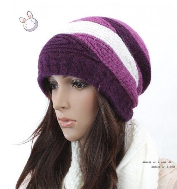 Women's  knitted hats Beanie Hat Wool Soft Warm Winter hats Cap 032 New Free shipping