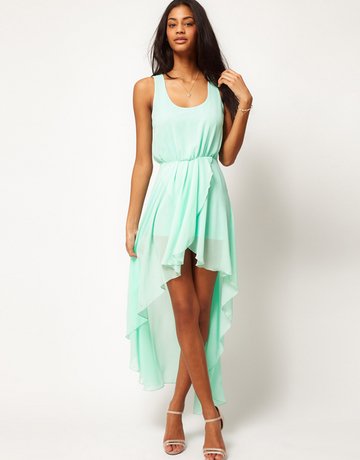 Women's love chiffon dress with asymetric style for asos free shipping for manufacturer and retail