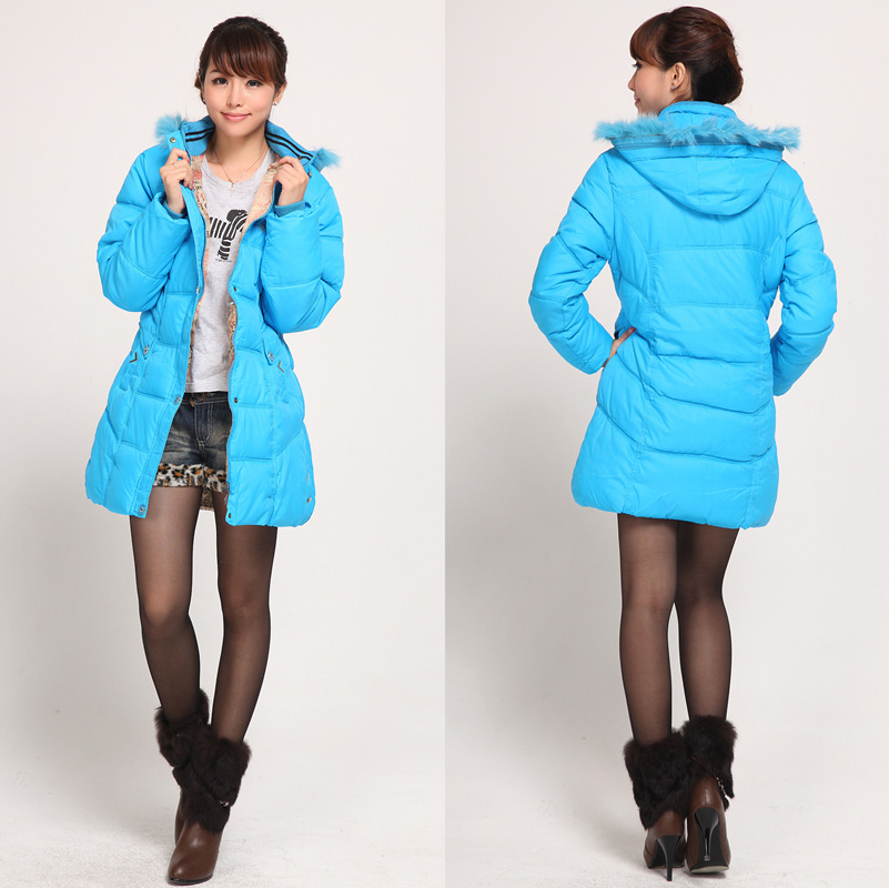 Women's medium-long slim down cotton-padded jacket cotton-padded jacket winter clothes all-match thickening winter outerwear