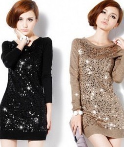 Women's medium-long sweater o-neck pullover slim basic shirt female sweater,Free delivery
