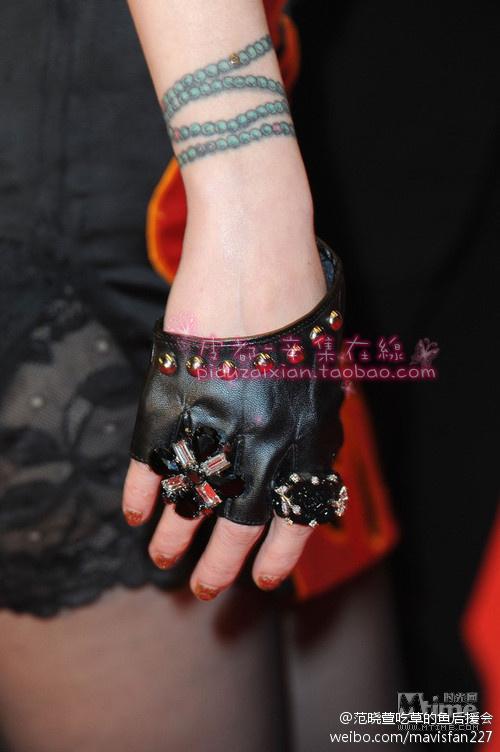 Women's mini faux leather gloves semi-finger gloves dance t gloves